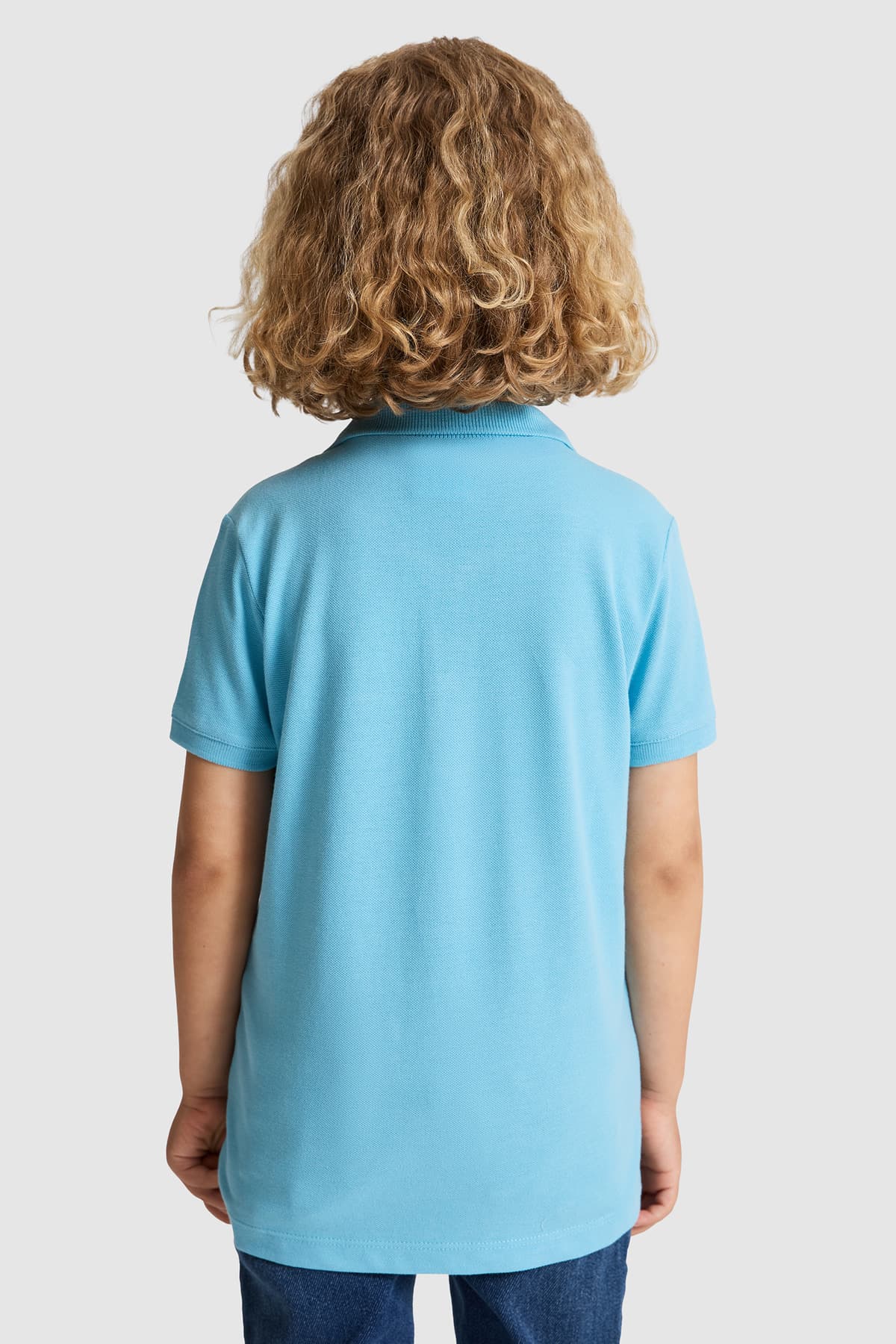 تیشرت پسرانه U.S. Polo Assn. یقه پولو ساده آبی مدل 50325608-VR007 تیشرت پسرانه U.S. Polo Assn. یقه پولو ساده آبی مدل 50325608-VR007