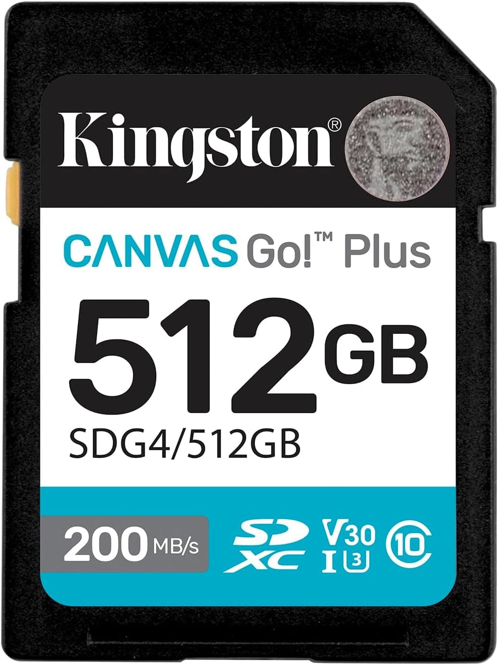 کارت حافظه SD Kingston Canvas Go Plus 64GB تا 200MB/s مدل SDG4/64GB کارت حافظه SD Kingston Canvas Go Plus 64GB تا 200MB/s مدل SDG4/64GB