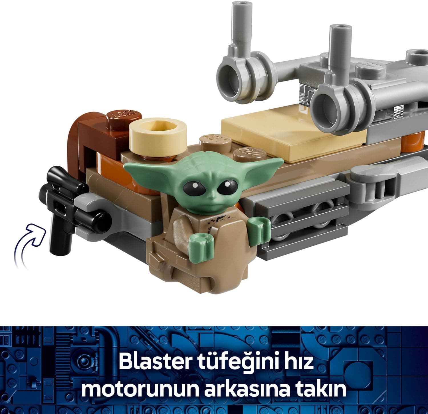 لگو Star Wars موتور اسپیدر Mandalorian و Grogu مدل 75436 لگو Star Wars موتور اسپیدر Mandalorian و Grogu مدل 75436