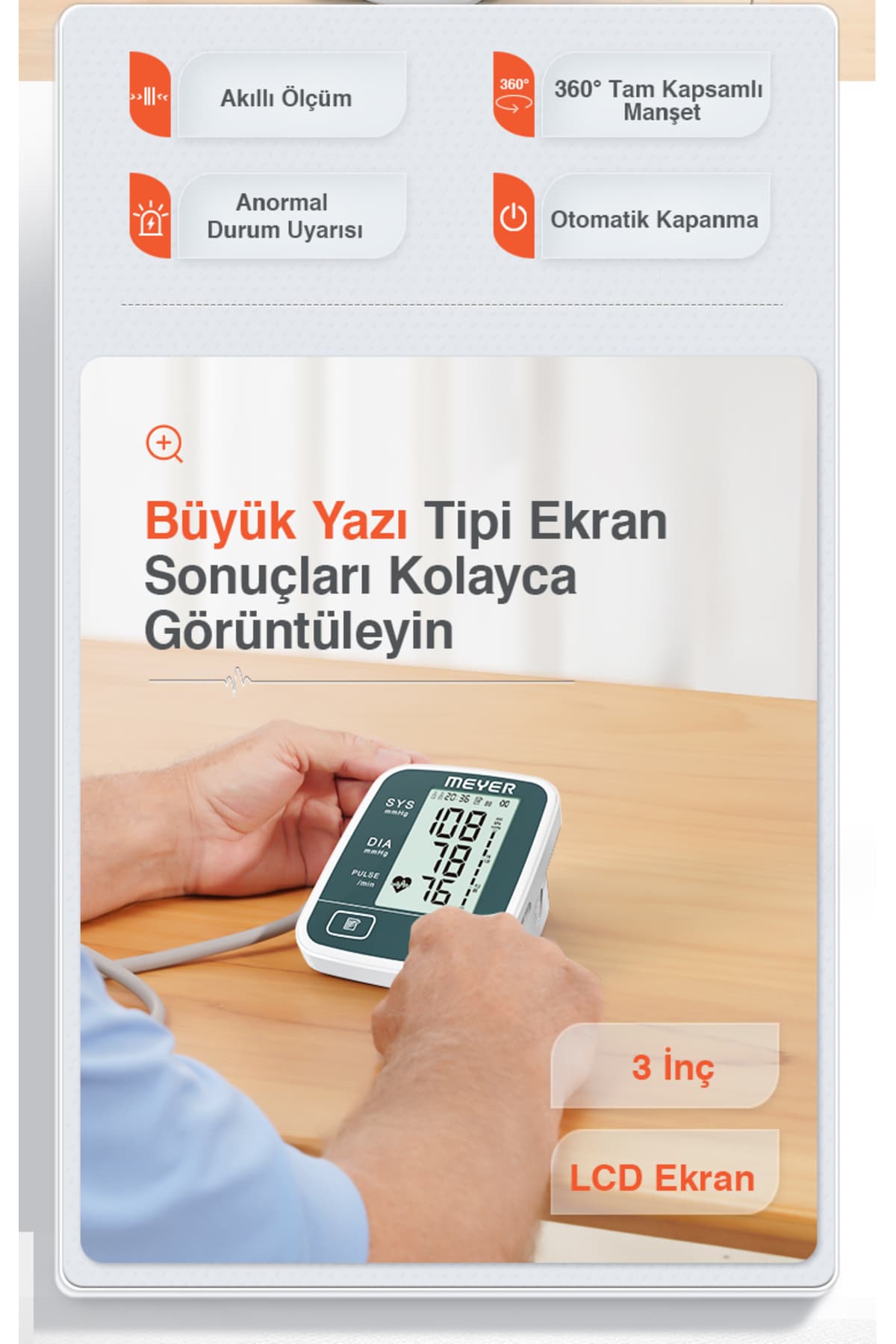 دستگاه فشار خون بازویی دیجیتال Meyer گویا مدل M2 Talky دستگاه فشار خون بازویی دیجیتال Meyer گویا مدل M2 Talky