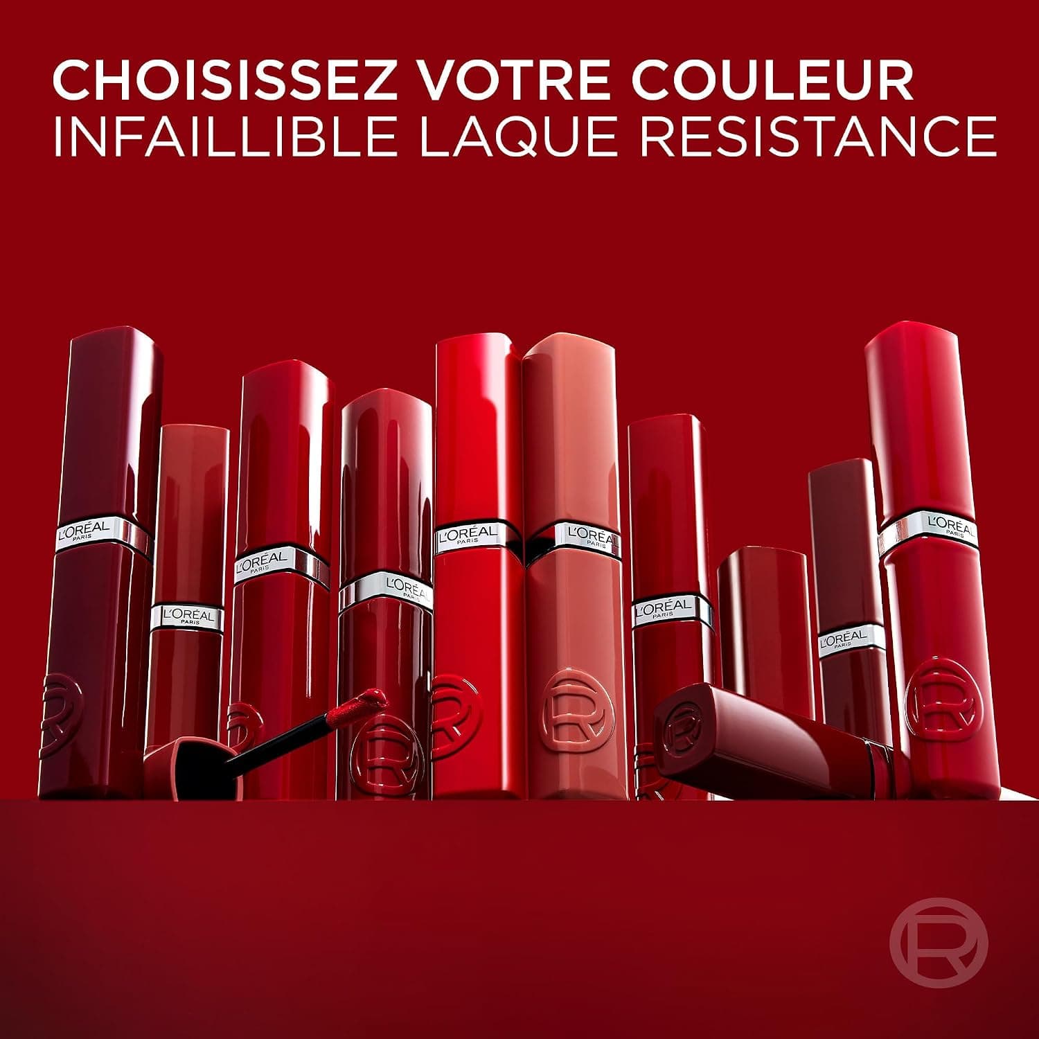 رژ لب مایع براق L'Oreal Paris Infaillible Laque Resistance مدل 215 Drunk in Rose رژ لب مایع براق L'Oreal Paris Infaillible Laque Resistance مدل 215 Drunk in Rose