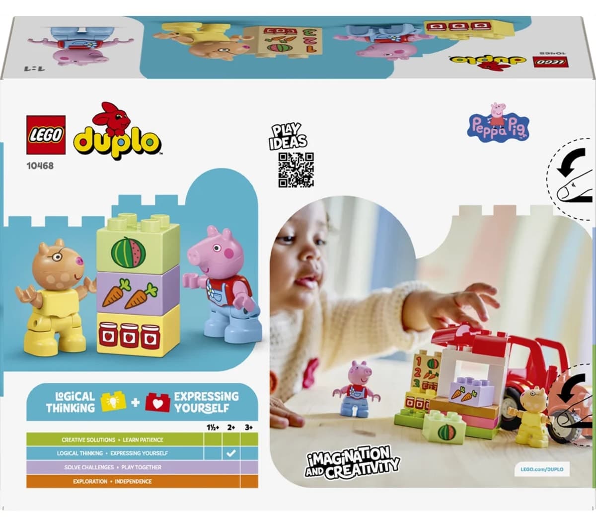 لگو DUPLO Peppa Pig تراکتور و بازار مدل 10468 لگو DUPLO Peppa Pig تراکتور و بازار مدل 10468