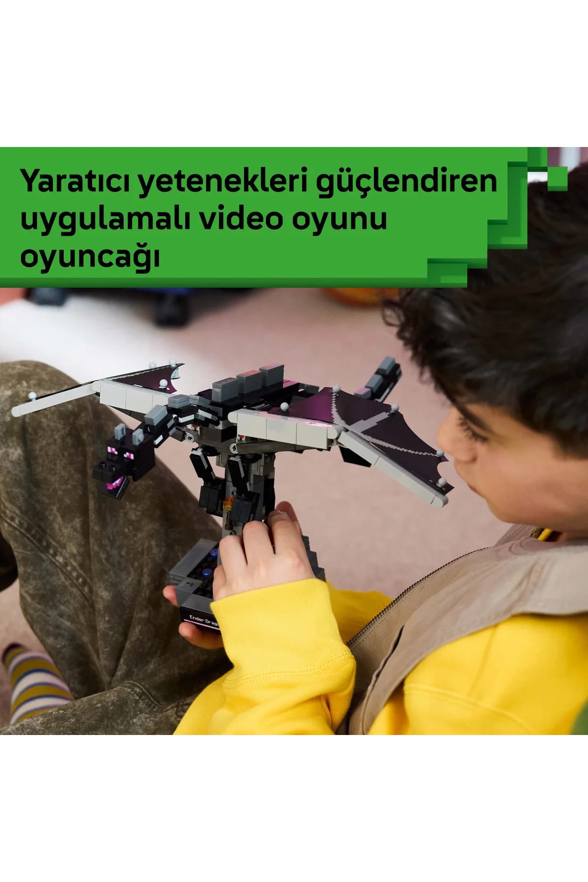 ست ساختنی برای کودکان بالای ۱۰ سال لگو Minecraft اژدهای Ender مدل 21595، 710 قطعه ست ساختنی برای کودکان بالای ۱۰ سال لگو Minecraft اژدهای Ender مدل 21595، 710 قطعه