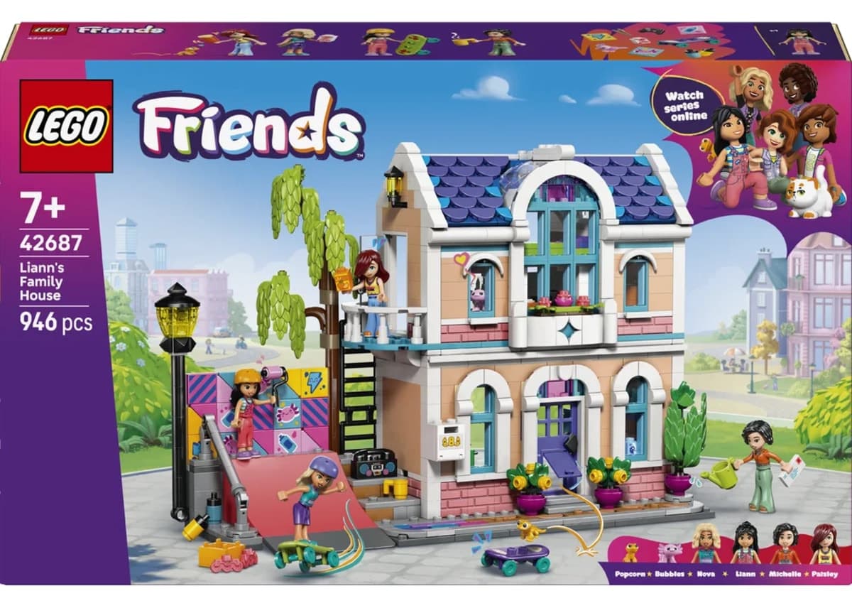 لگو Friends مدل 42687 Liann'in Aile Evi ۹۴۶ قطعه لگو Friends مدل 42687 Liann'in Aile Evi ۹۴۶ قطعه