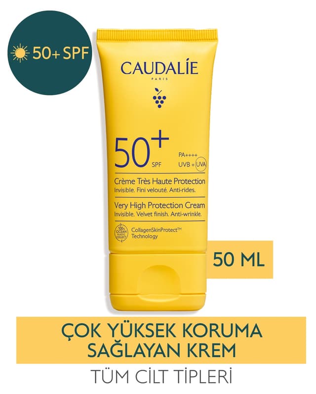 کرم ضد آفتاب Caudalie با محافظت بسیار بالا SPF50+ 50ml کرم ضد آفتاب Caudalie با محافظت بسیار بالا SPF50+ 50ml