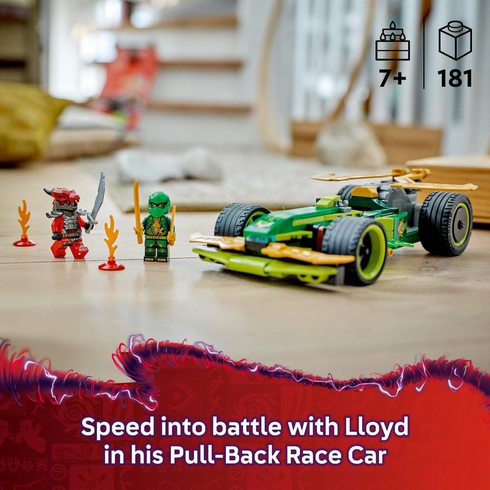 لگو NINJAGO Lloyd's ماشین مسابقه عقبکش مدل 71828 لگو NINJAGO Lloyd's ماشین مسابقه عقبکش مدل 71828