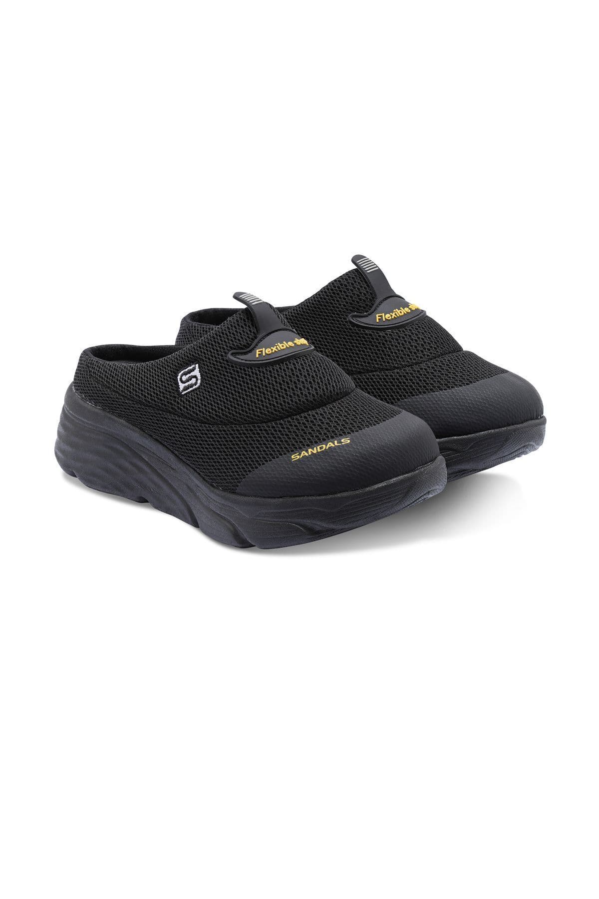 دمپایی زنانه sandal spor ارتوپدی لژدار مشبک مشکی مدل SS001-0278 دمپایی زنانه sandal spor ارتوپدی لژدار مشبک مشکی مدل SS001-0278