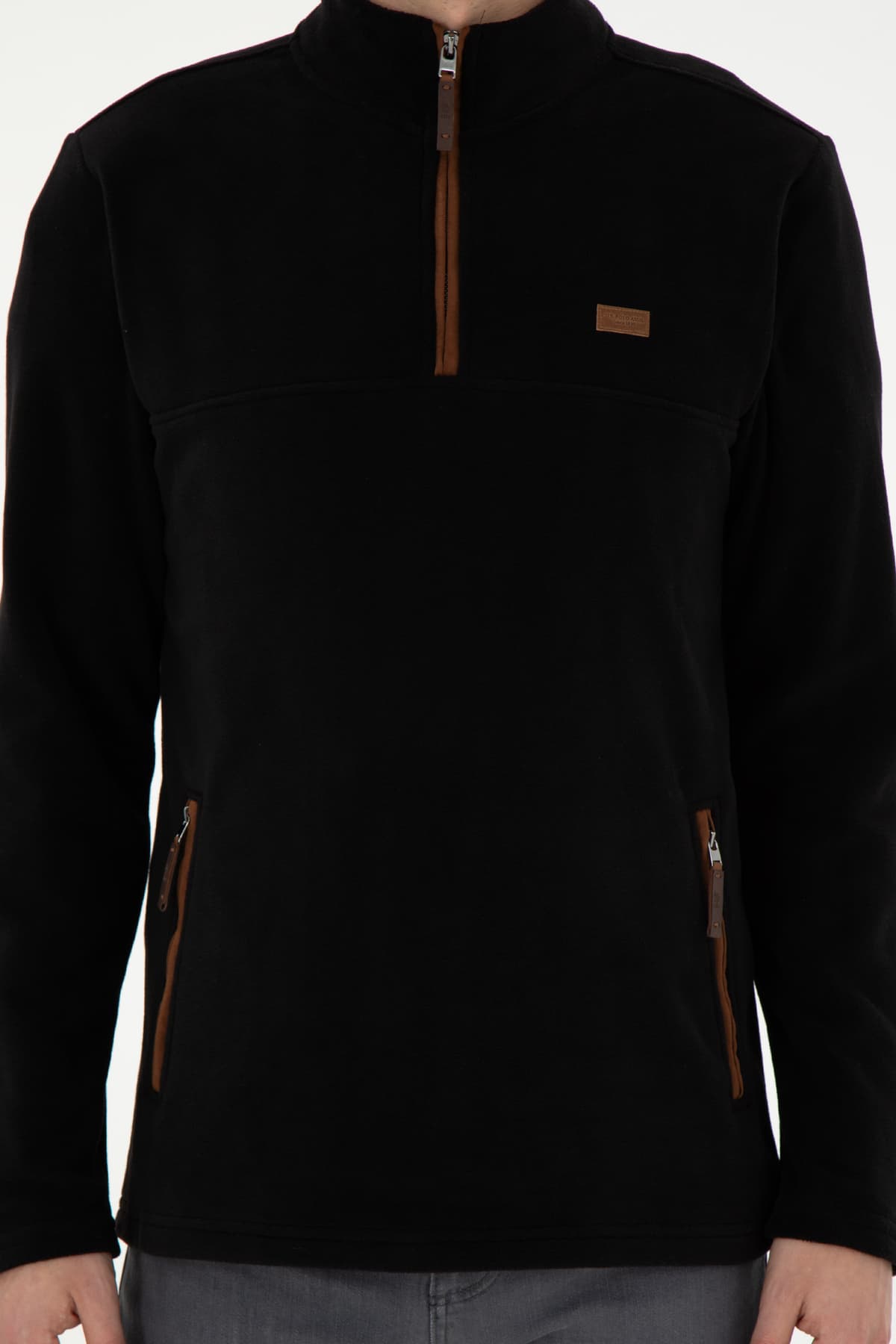 سوئیشرت مردانه U.S. Polo Assn. سیاه مدل 50290609-VR046 سوئیشرت مردانه U.S. Polo Assn. سیاه مدل 50290609-VR046