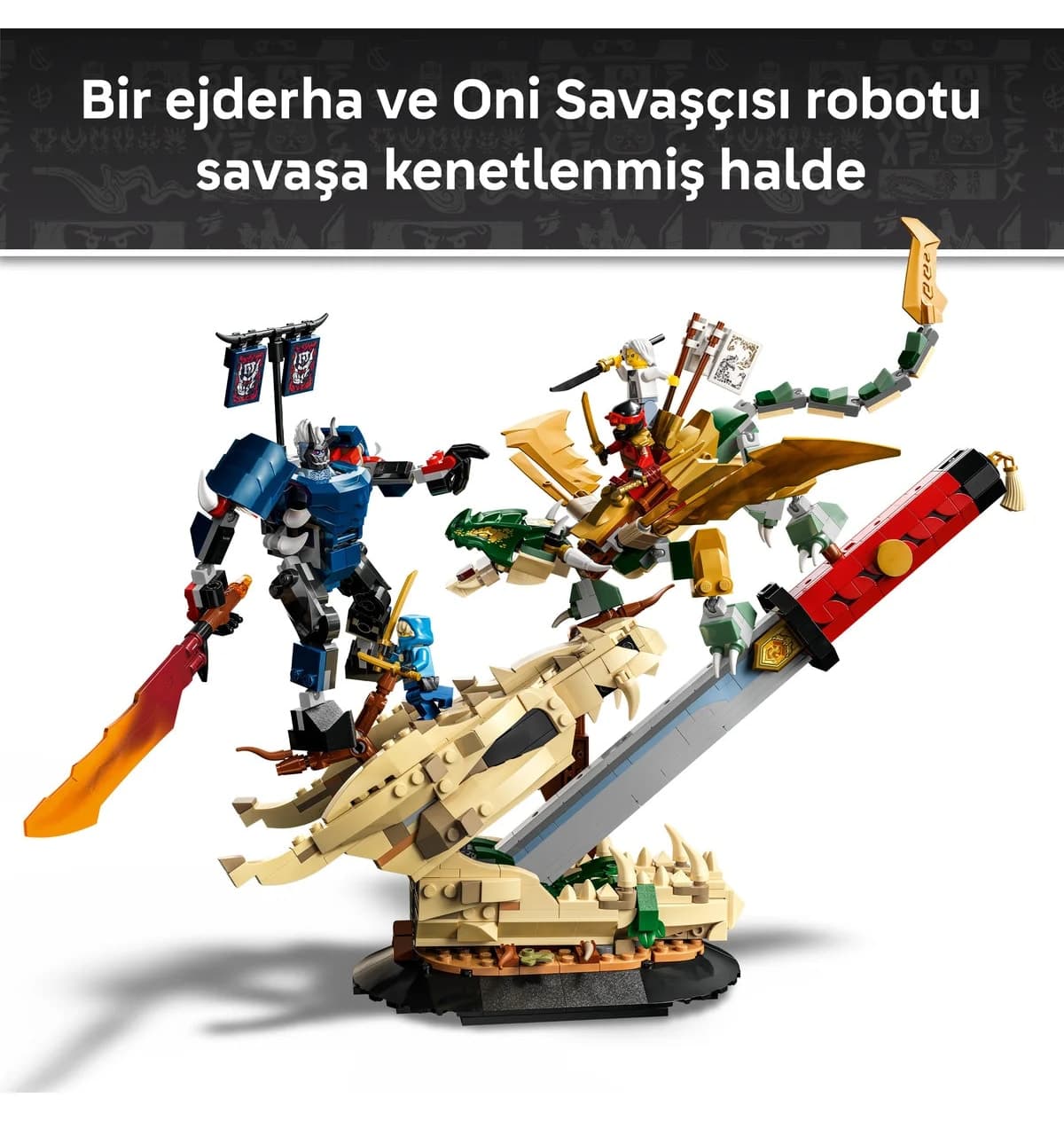 لگو NINJAGO نبرد شمشیر اژدها ۱۰۱۶ قطعهای مدل 71871 لگو NINJAGO نبرد شمشیر اژدها ۱۰۱۶ قطعهای مدل 71871