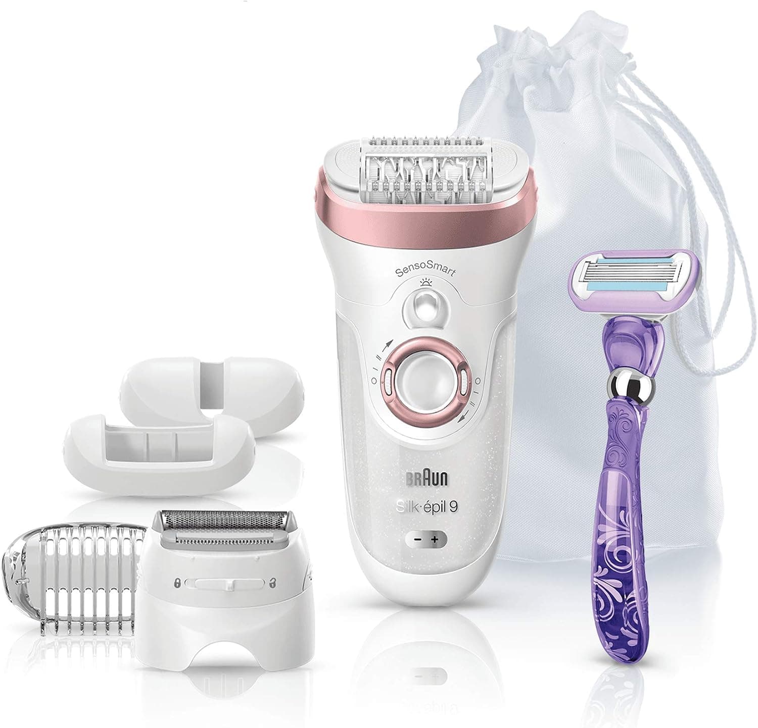دستگاه اپیلاسیون Braun بیسیم خشک و مرطوب Silk Epil 9 9870 SensoSmart دستگاه اپیلاسیون Braun بیسیم خشک و مرطوب Silk Epil 9 9870 SensoSmart