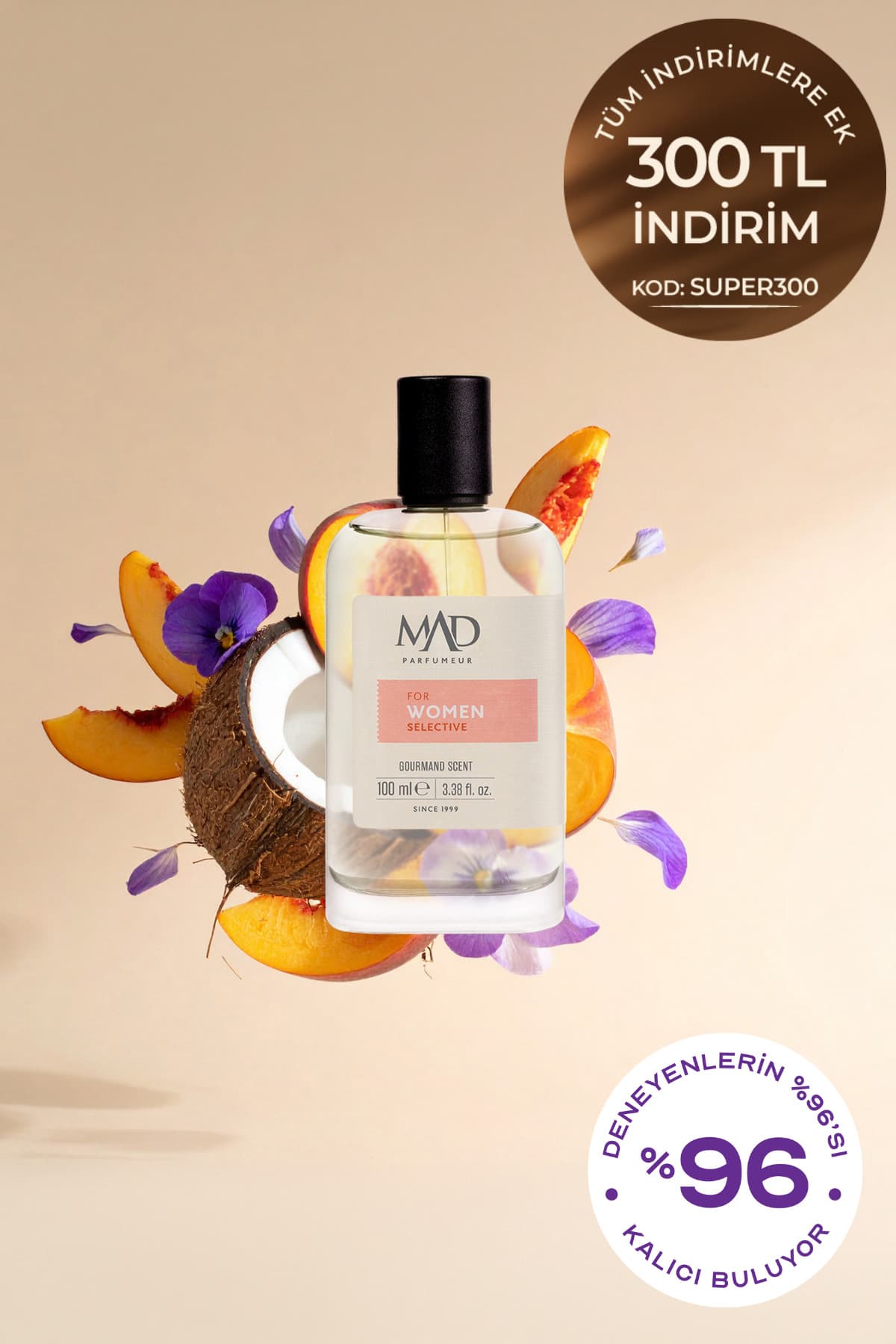 عطر زنانه Mad Parfüm Selective 100 ml مدل V109 عطر زنانه Mad Parfüm Selective 100 ml مدل V109