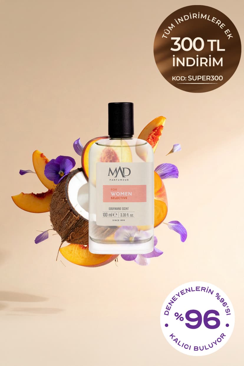 عطر زنانه Mad Parfüm Selective 100 ml مدل V109 عطر زنانه Mad Parfüm Selective 100 ml مدل V109
