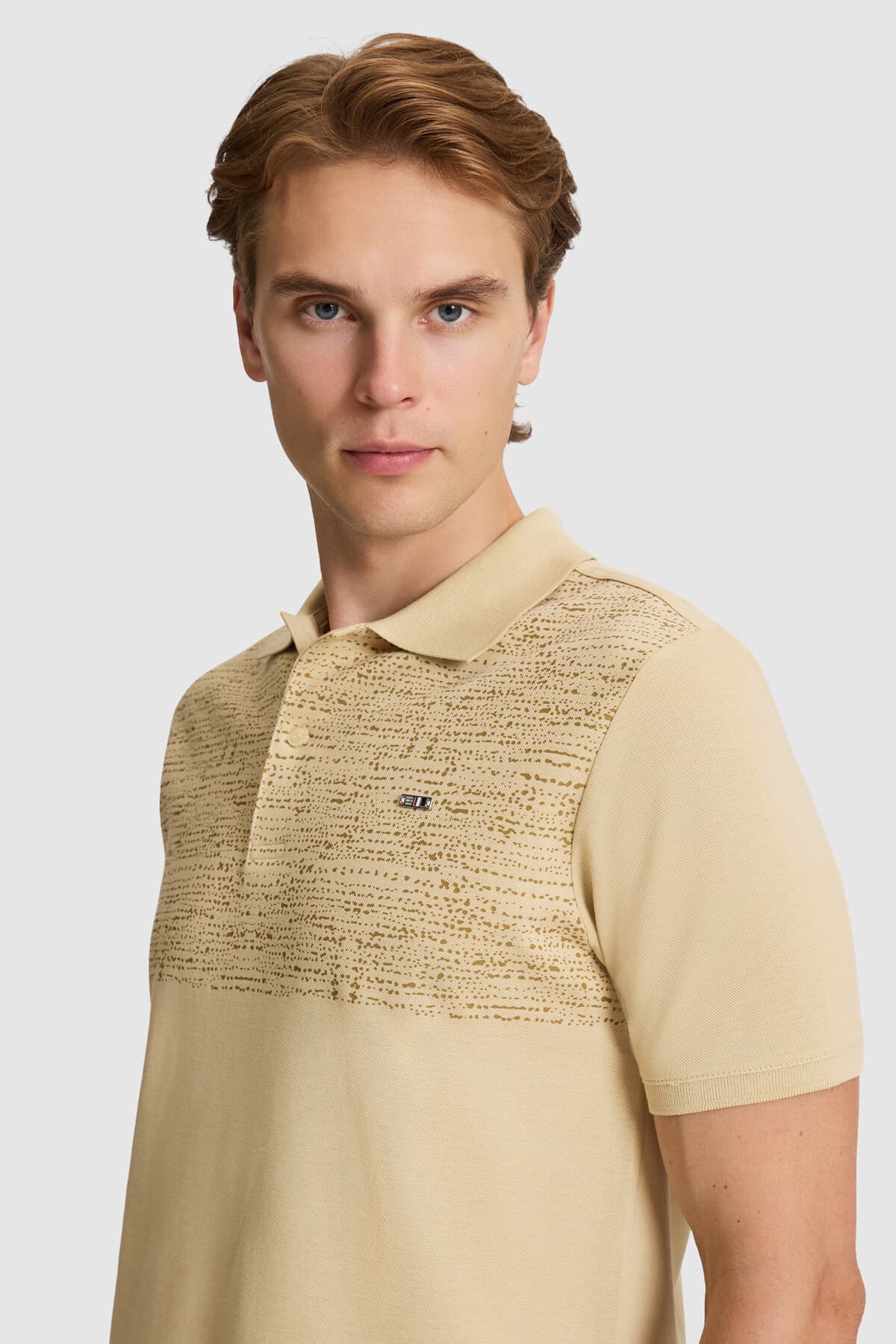 تیشرت مردانه U.S. Polo Assn. بژ فیت معمولی یقه پولو مدل 50326985-VR011 تیشرت مردانه U.S. Polo Assn. بژ فیت معمولی یقه پولو مدل 50326985-VR011