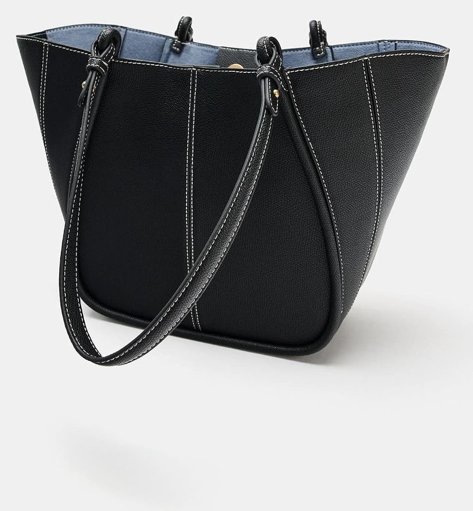 کیف توت مینی زنانه Zara با جزئیات دوخت کیف توت مینی زنانه Zara با جزئیات دوخت
