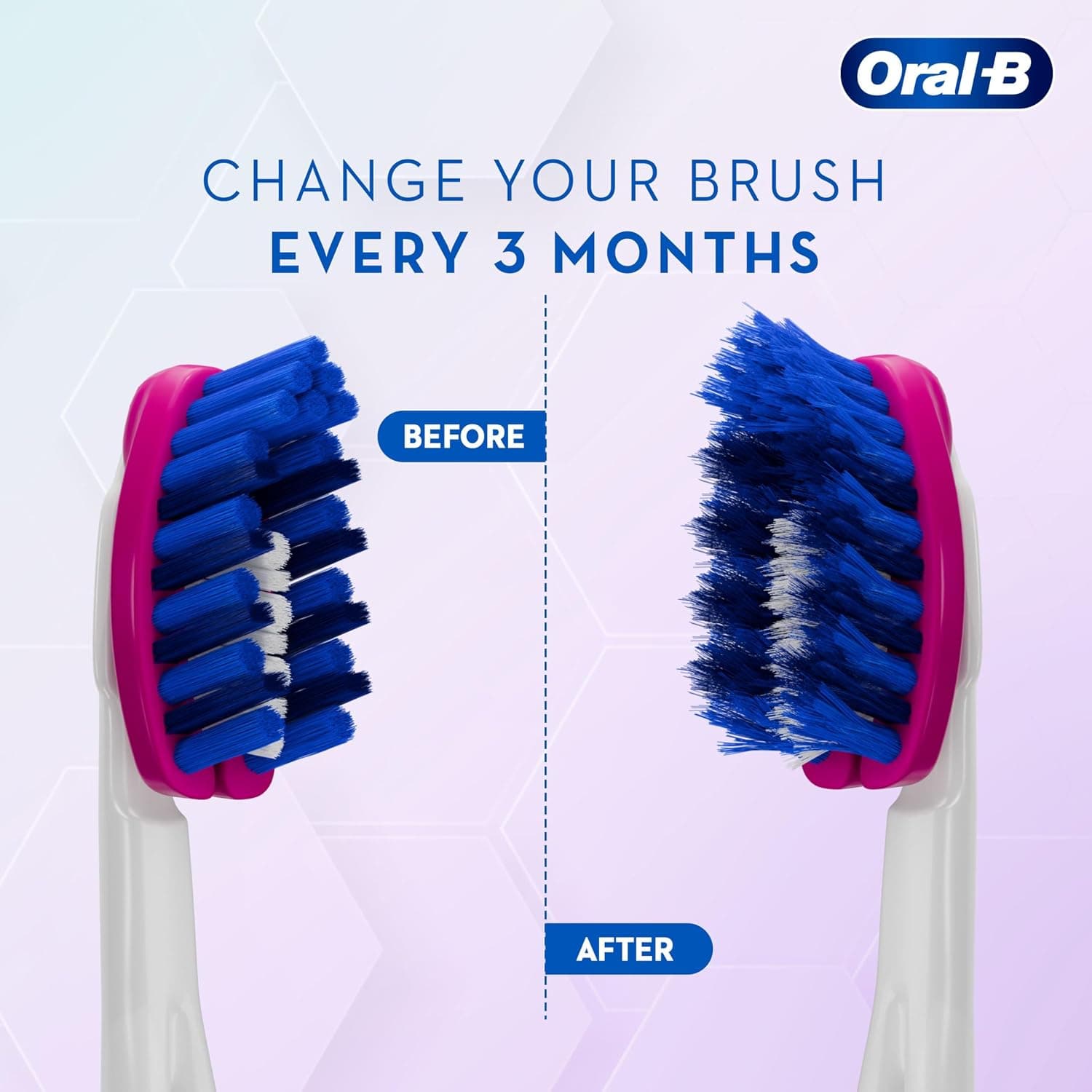مسواک دستی متوسط Oral-B 3D White Luxe Pro-Flex بسته 2 عددی مسواک دستی متوسط Oral-B 3D White Luxe Pro-Flex بسته 2 عددی