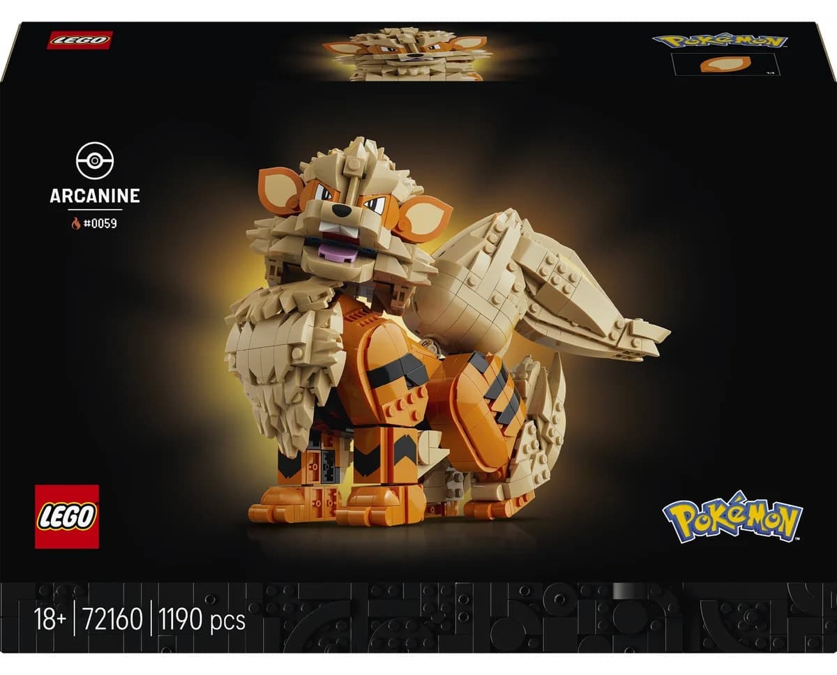 لگو Pokémon Arcanine مدل 72160 برای بزرگسالان با 1190 قطعه لگو Pokémon Arcanine مدل 72160 برای بزرگسالان با 1190 قطعه
