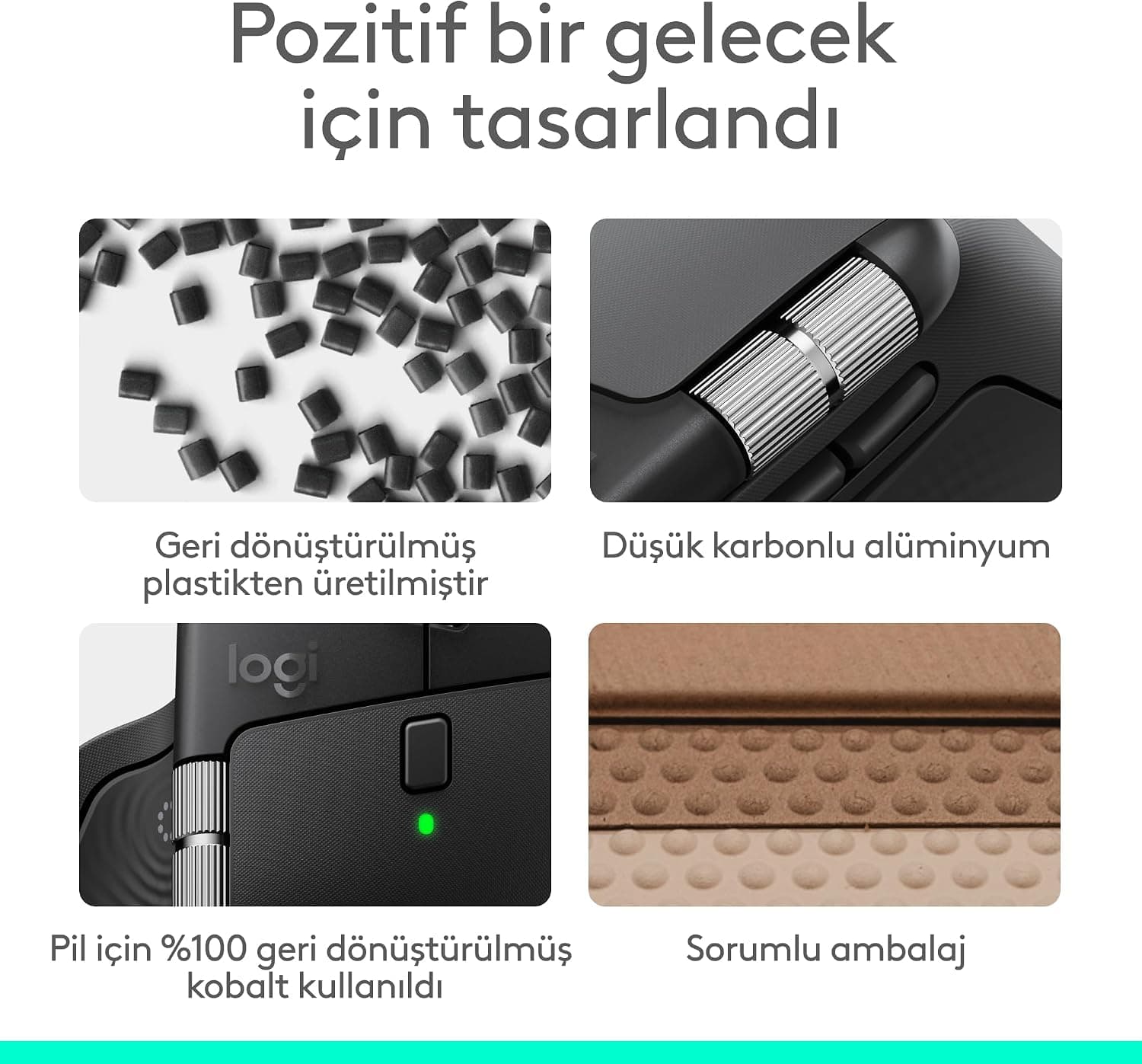 ماوس بیسیم Logitech MX Master 4 با بازخورد لمسی، Bluetooth، اسکرول فوقسریع، اتصال چنددستگاهی، 8000 DPI، حسگر اپتیکال و عملکرد بیصدا، خاکستری تیره ماوس بیسیم Logitech MX Master 4 با بازخورد لمسی، Bluetooth، اسکرول فوقسریع، اتصال چنددستگاهی، 8000 DPI، حسگر اپتیکال و عملکرد بیصدا، خاکستری تیره