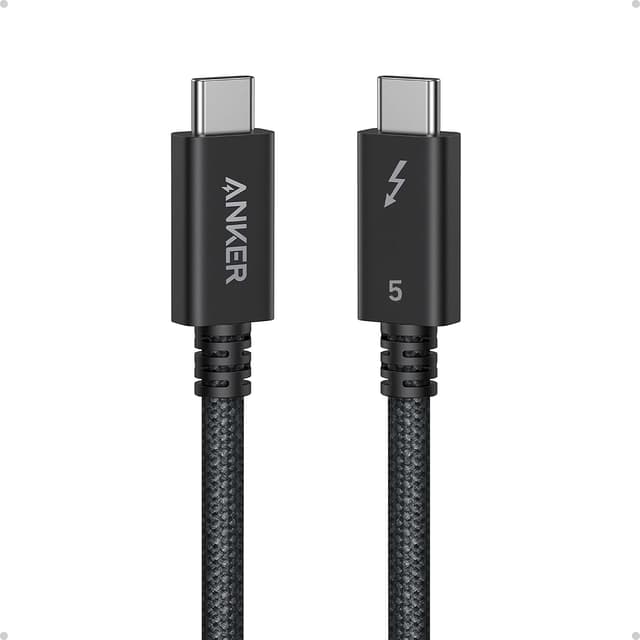 کابل Anker Prime Thunderbolt 5 با رابط USB-C به USB-C شارژ 240W 1m کابل Anker Prime Thunderbolt 5 با رابط USB-C به USB-C شارژ 240W 1m