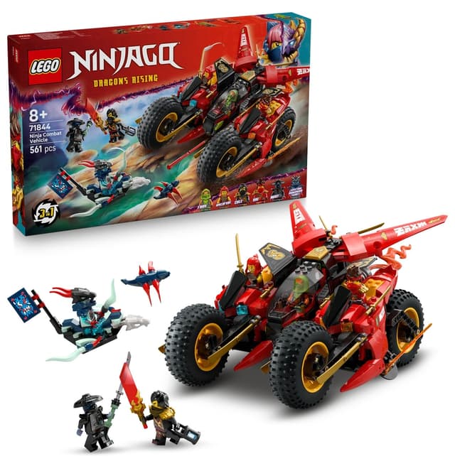 لگو 71844 NINJAGO وسیله نقلیه جنگی نینجا مناسب 8+، 561 قطعه لگو 71844 NINJAGO وسیله نقلیه جنگی نینجا مناسب 8+، 561 قطعه