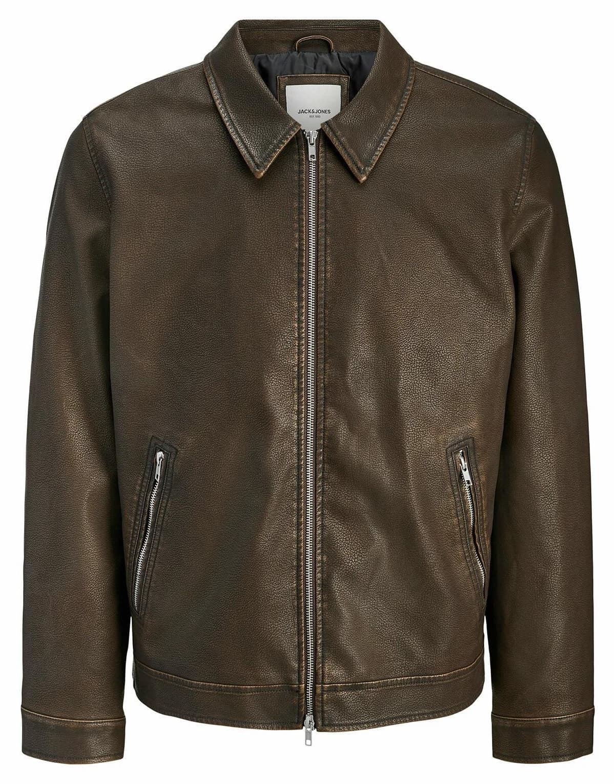 کت مردانه Jack & Jones چرم مصنوعی مدل Casablanca 12278839 کت مردانه Jack & Jones چرم مصنوعی مدل Casablanca 12278839