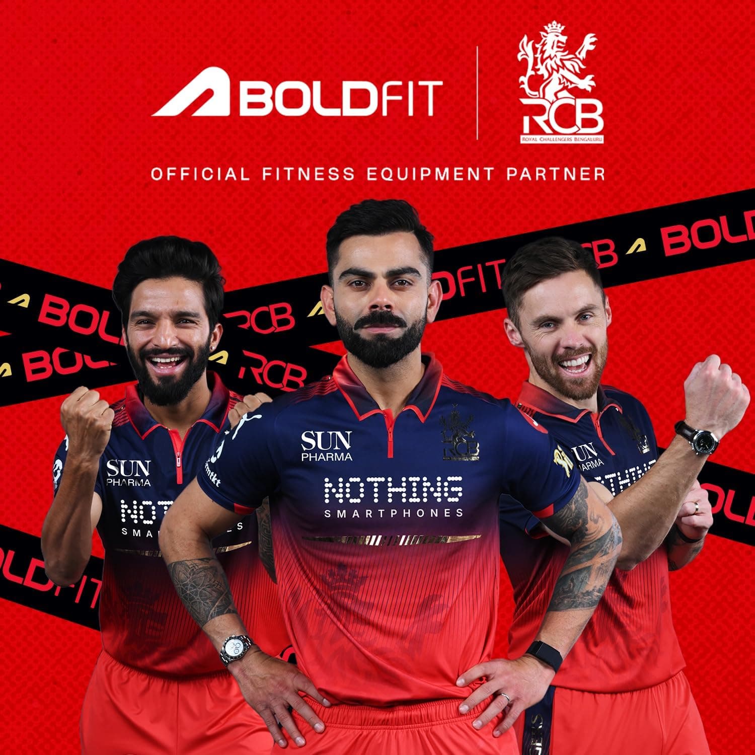 کش تمرینی مینی حلقهای Boldfit لاتکس چندرنگ کش تمرینی مینی حلقهای Boldfit لاتکس چندرنگ