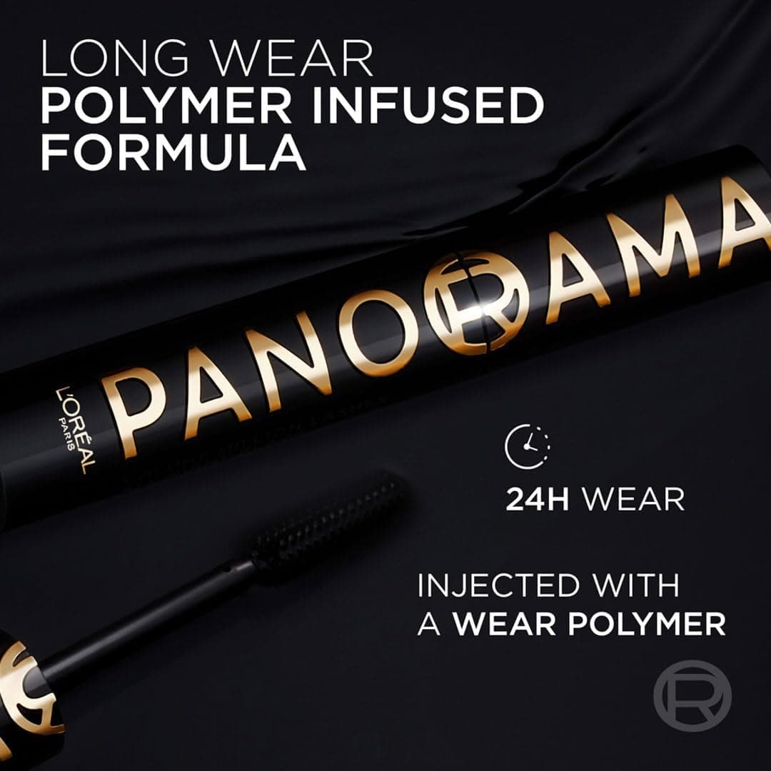 ریمل حجمدهنده L'Oreal Paris Panorama رنگ All Night Black مشکی ریمل حجمدهنده L'Oreal Paris Panorama رنگ All Night Black مشکی