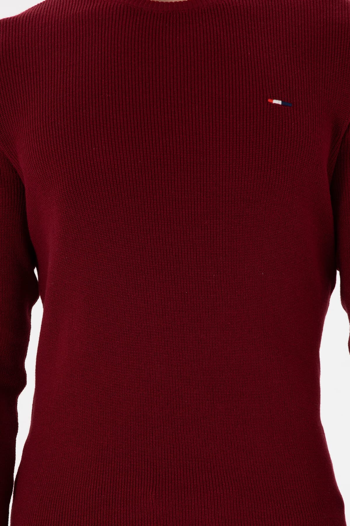 پلیور مردانه U.S. Polo Assn. فیت اسلیم یقه گرد زرشکی مدل 50298282-VR014 پلیور مردانه U.S. Polo Assn. فیت اسلیم یقه گرد زرشکی مدل 50298282-VR014