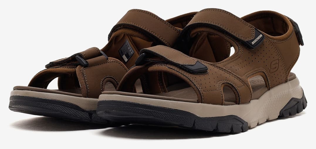 صندل مردانه Skechers WAGNER قهوهای مدل 205724 BRN صندل مردانه Skechers WAGNER قهوهای مدل 205724 BRN