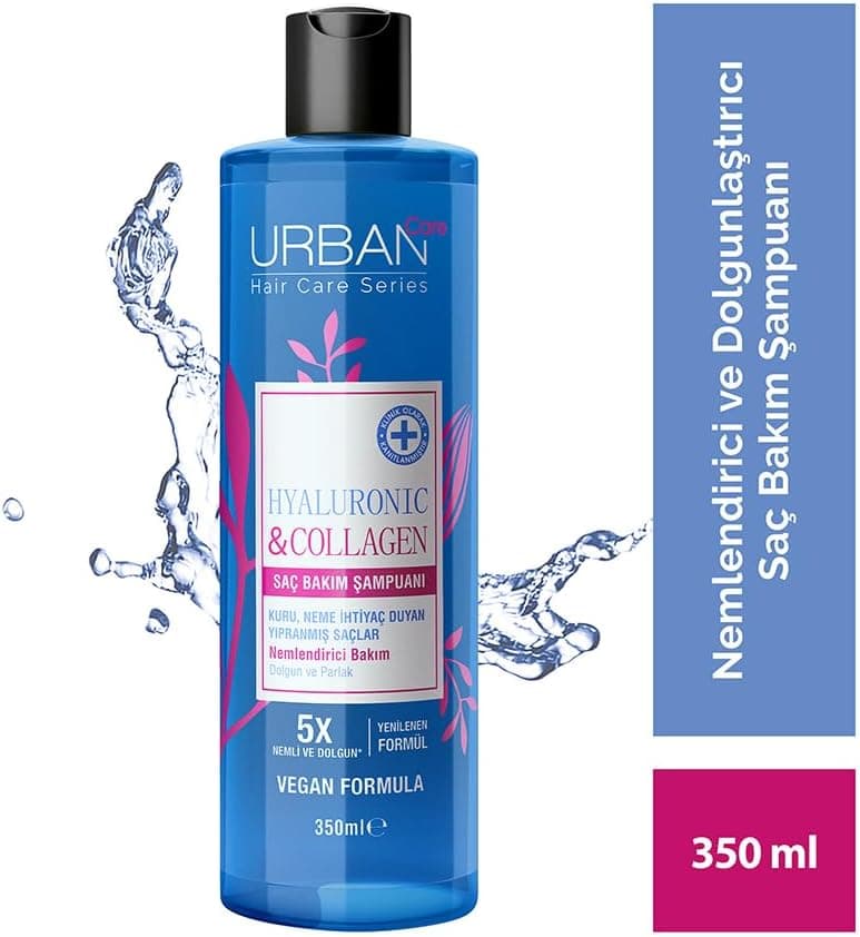 شامپو مراقبتی مو Urban Care هیالورونیک و کلاژن حجمدهنده 350ml وگان شامپو مراقبتی مو Urban Care هیالورونیک و کلاژن حجمدهنده 350ml وگان
