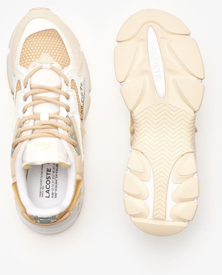 کفش اسنیکر مردانه Lacoste بژ مدل L003 Neo کفش اسنیکر مردانه Lacoste بژ مدل L003 Neo