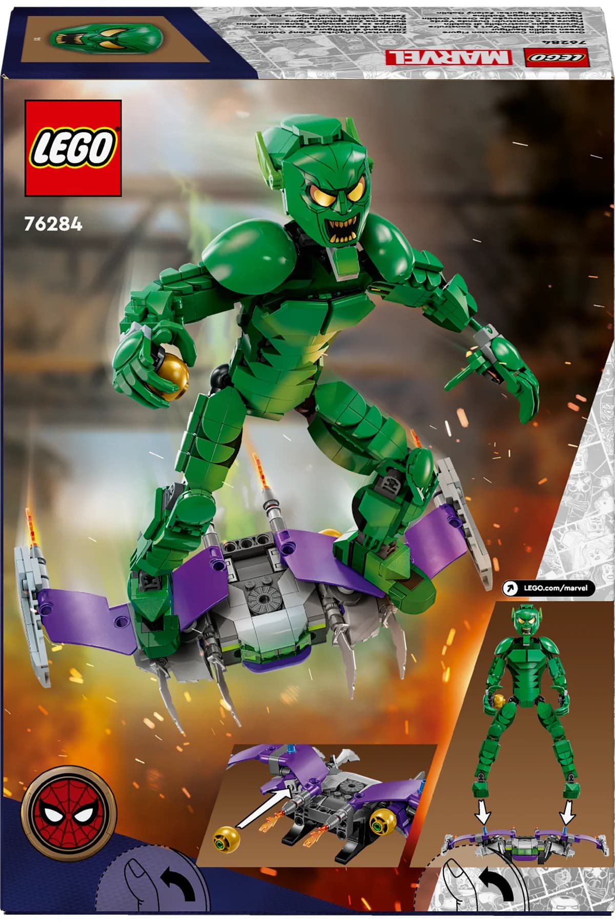 لگو مدل Marvel Green Goblin کد 76284 لگو مدل Marvel Green Goblin کد 76284