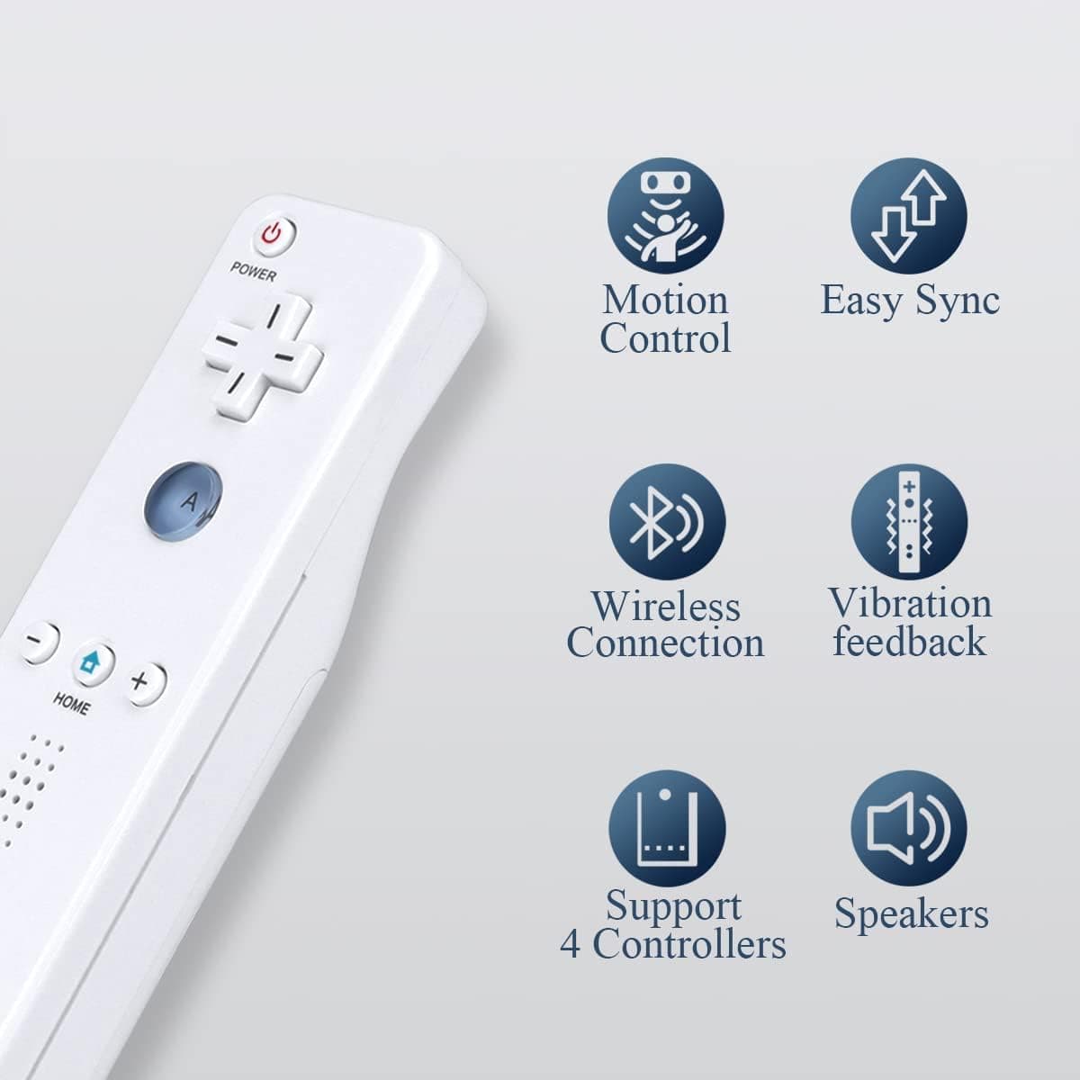 دسته بازی کنترلر FASIGO مدل Wii بسته 2 عددی دسته بازی کنترلر FASIGO مدل Wii بسته 2 عددی