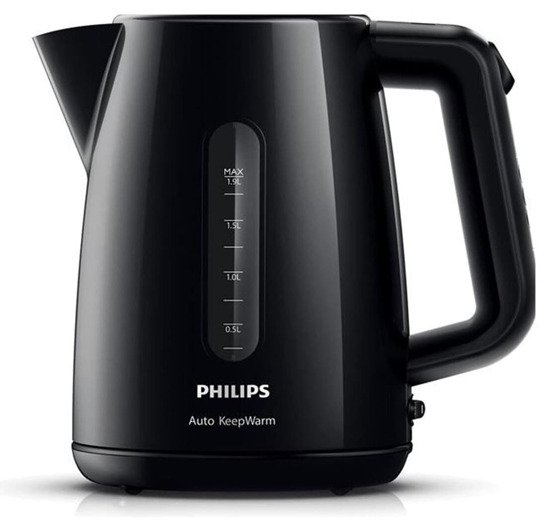 چایساز Philips با ظرفیت 1.9 L، المنت مخفی، خاموشی خودکار و توان 1700 W، مشکی مدل Hd7301 چایساز Philips با ظرفیت 1.9 L، المنت مخفی، خاموشی خودکار و توان 1700 W، مشکی مدل Hd7301