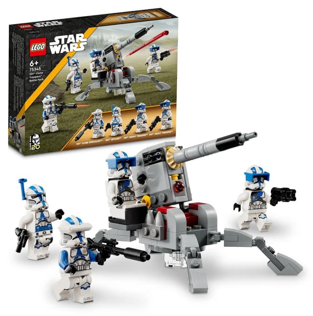 لگو 75345 Star Wars بسته نبرد کلون تروپرهای 501 119 قطعه لگو 75345 Star Wars بسته نبرد کلون تروپرهای 501 119 قطعه