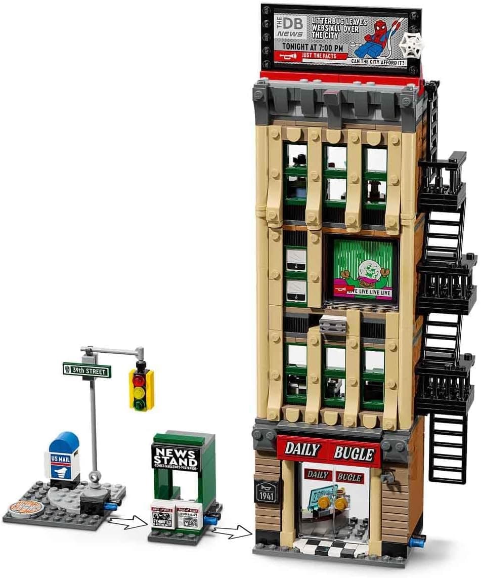لگو Marvel مرد عنکبوتی علیه Mysterio Daily Bugle مدل 76342 لگو Marvel مرد عنکبوتی علیه Mysterio Daily Bugle مدل 76342