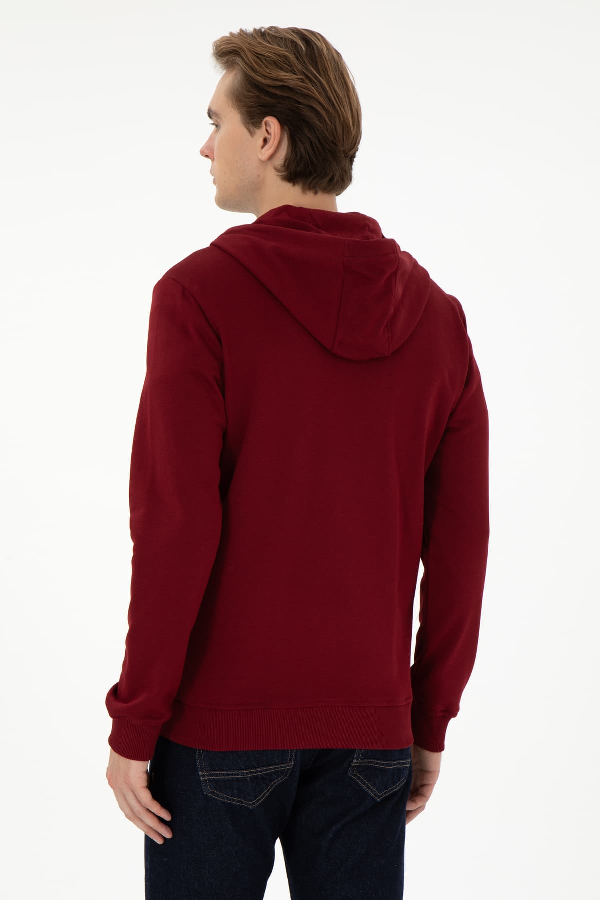 کاردیگان بافتنی مردانه U.S. Polo Assn. بوردو مدل 50289029-VR014 کاردیگان بافتنی مردانه U.S. Polo Assn. بوردو مدل 50289029-VR014