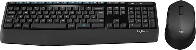 ست کیبورد و ماوس بیسیم Logitech مدل MK345، کیبورد فولسایز، چیدمان عربی، مشکی ست کیبورد و ماوس بیسیم Logitech مدل MK345، کیبورد فولسایز، چیدمان عربی، مشکی