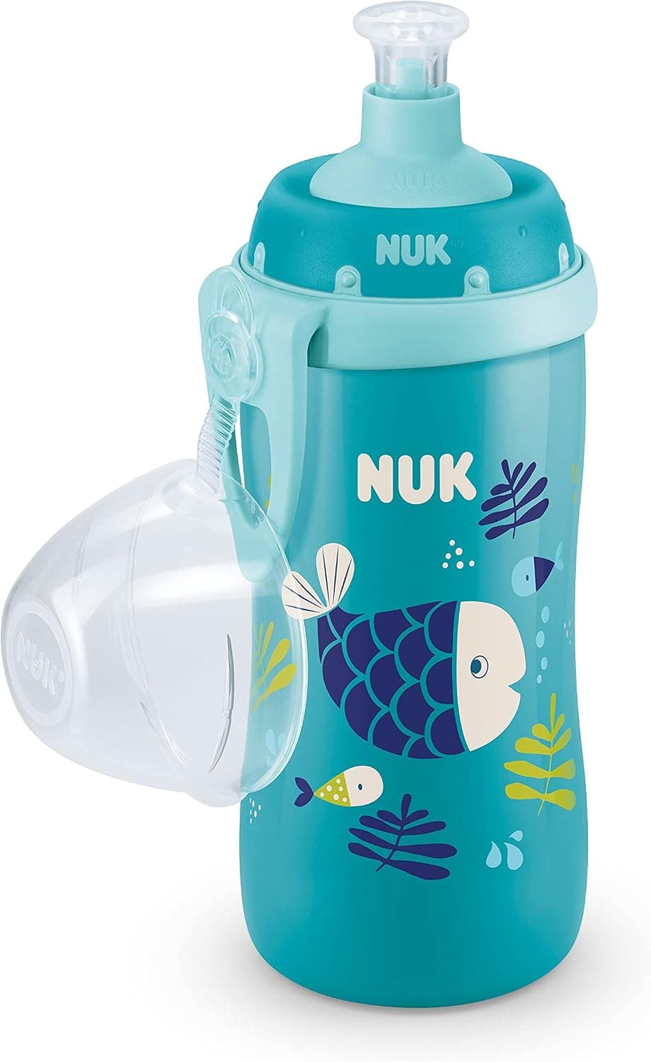 بطری آموزشی NUK کشویی Chameleon Effect ۳۰۰ میلیلیتری فیروزهای مدل Junior Cup بطری آموزشی NUK کشویی Chameleon Effect ۳۰۰ میلیلیتری فیروزهای مدل Junior Cup