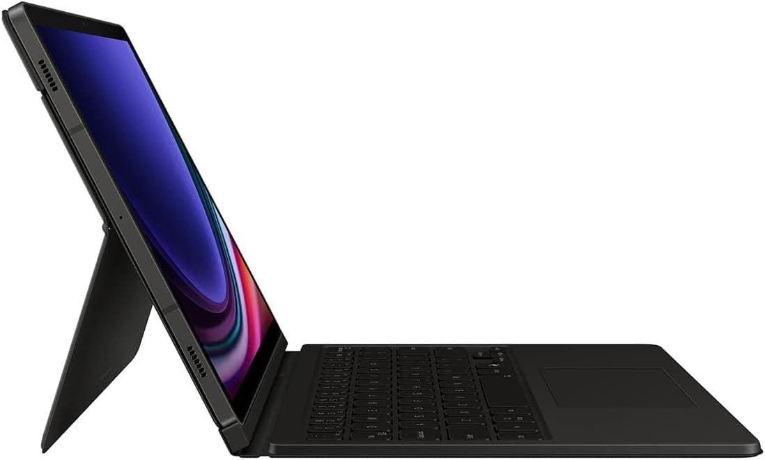 قاب کیبوردار Samsung Galaxy Tab S9/S9 FE/S10 FE با ماوس پد مشکی قاب کیبوردار Samsung Galaxy Tab S9/S9 FE/S10 FE با ماوس پد مشکی