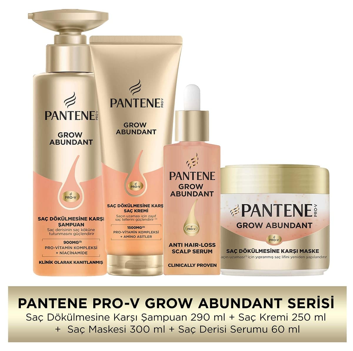 ست مراقبت از مو ضد ریزش Pantene Grow Abundant ست مراقبت از مو ضد ریزش Pantene Grow Abundant