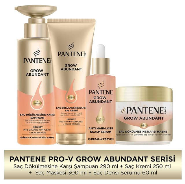 ست مراقبت از مو ضد ریزش Pantene Grow Abundant ست مراقبت از مو ضد ریزش Pantene Grow Abundant