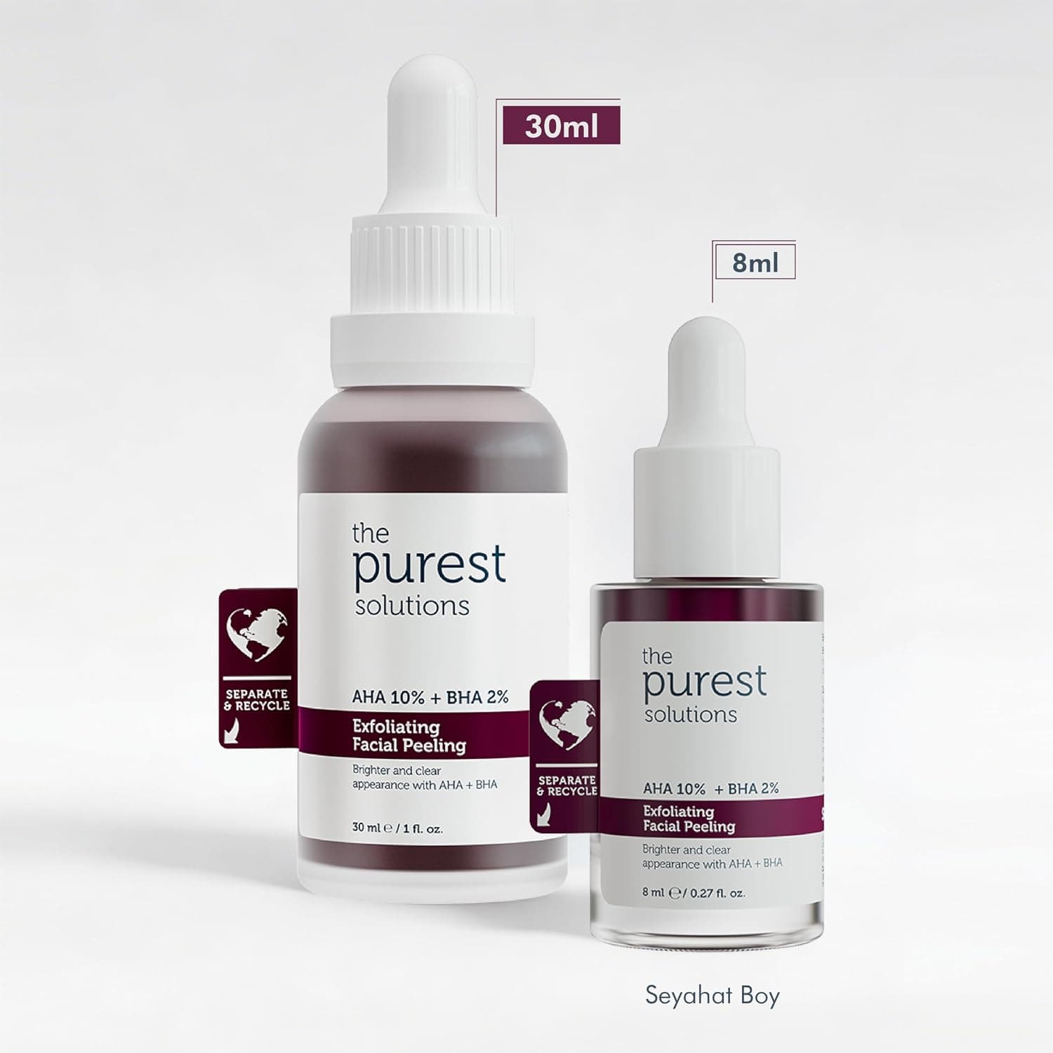 سرم لایهبردار قرمز The Purest Solutions احیاکننده و یکنواختکننده رنگ پوست AHA 10% + BHA 2% 30 ml سرم لایهبردار قرمز The Purest Solutions احیاکننده و یکنواختکننده رنگ پوست AHA 10% + BHA 2% 30 ml