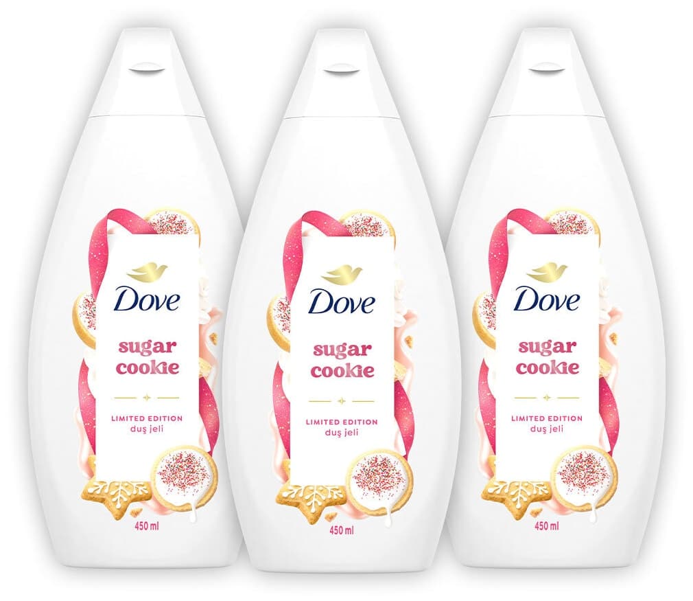 ژل دوش زنانه Dove Sugar Cookie 450 ml X3 ژل دوش زنانه Dove Sugar Cookie 450 ml X3