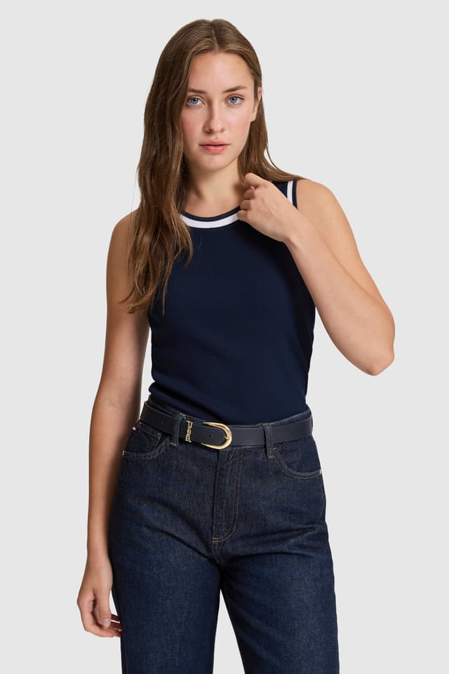 تیشرت زنانه یقهگرد سرمهای U.S. Polo Assn. مدل 50323430-VR033 تیشرت زنانه یقهگرد سرمهای U.S. Polo Assn. مدل 50323430-VR033