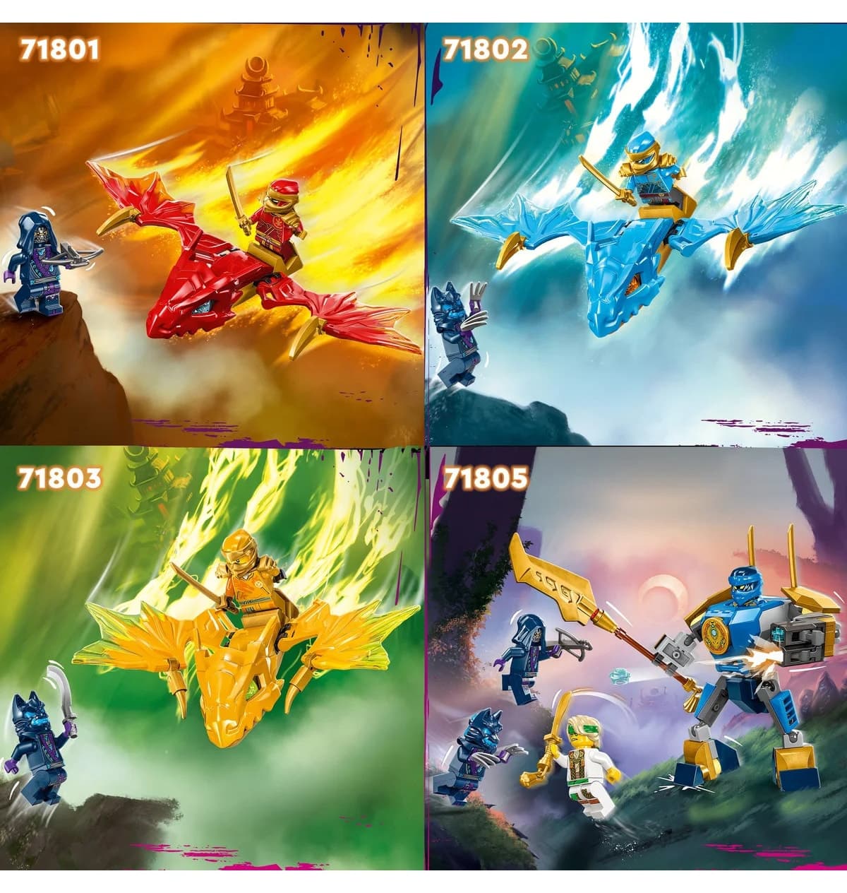 لگو NINJAGO کودکان 4+ ربات جنگی Arin 104 قطعه مدل 71804 لگو NINJAGO کودکان 4+ ربات جنگی Arin 104 قطعه مدل 71804