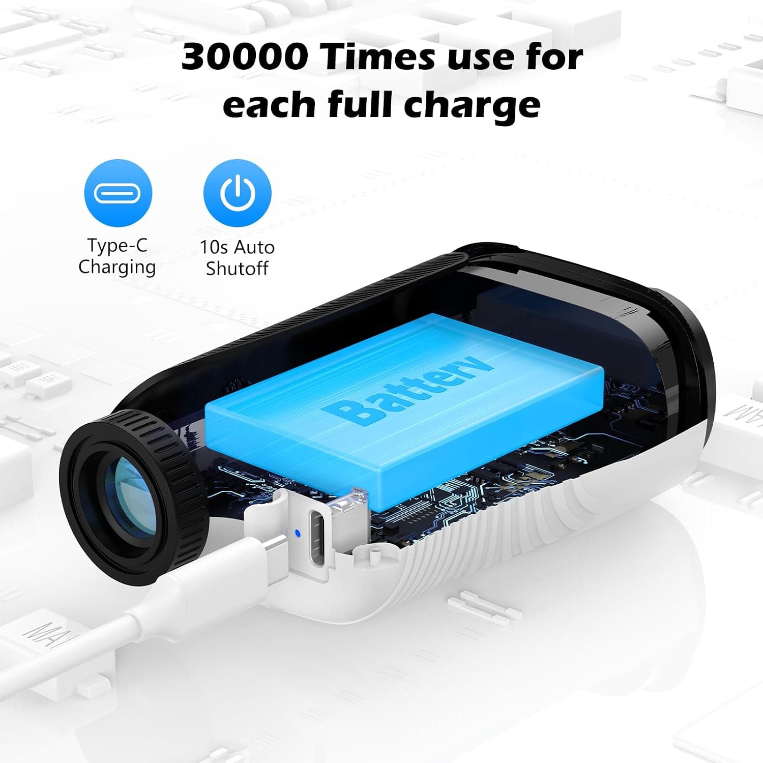 فاصلهیاب لیزری گلف Real HD با شیبسنج، برد 1,200 Yards، بزرگنمایی 7X، آهنربا، قفل پرچم و لرزش، قابل شارژ فاصلهیاب لیزری گلف Real HD با شیبسنج، برد 1,200 Yards، بزرگنمایی 7X، آهنربا، قفل پرچم و لرزش، قابل شارژ