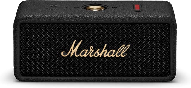 اسپیکر بلوتوثی Marshall مشکی و برنجی مدل Emberton III اسپیکر بلوتوثی Marshall مشکی و برنجی مدل Emberton III