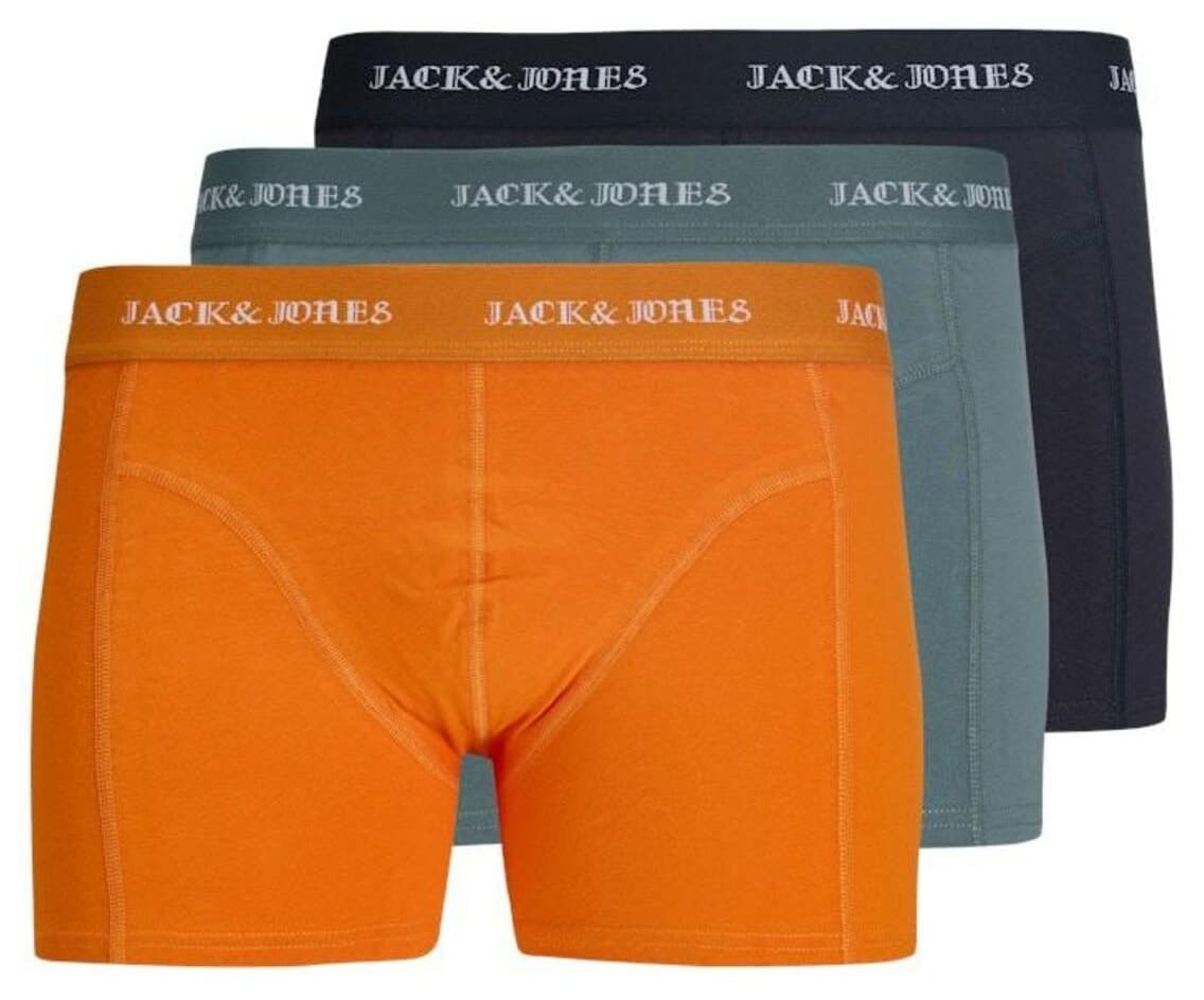 باکسر مردانه Jack & Jones پک 3 تایی Mıles Solıd مدل 12281994 باکسر مردانه Jack & Jones پک 3 تایی Mıles Solıd مدل 12281994