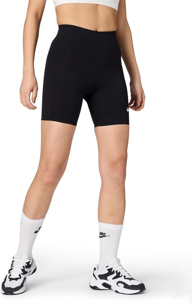 شورت زنانه Nike کلاسیک کمر بلند 8in مدل NSW شورت زنانه Nike کلاسیک کمر بلند 8in مدل NSW