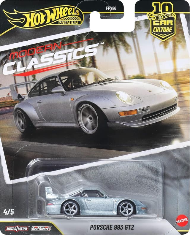 ماشین Hot Wheels Porsche 993 GT2 سری Car Culture مقیاس 1:64 مدل JKF16 ماشین Hot Wheels Porsche 993 GT2 سری Car Culture مقیاس 1:64 مدل JKF16
